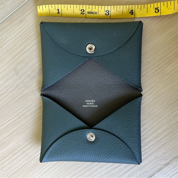 Hermes Verso Calvi Cardholder - Picture 5 of 11